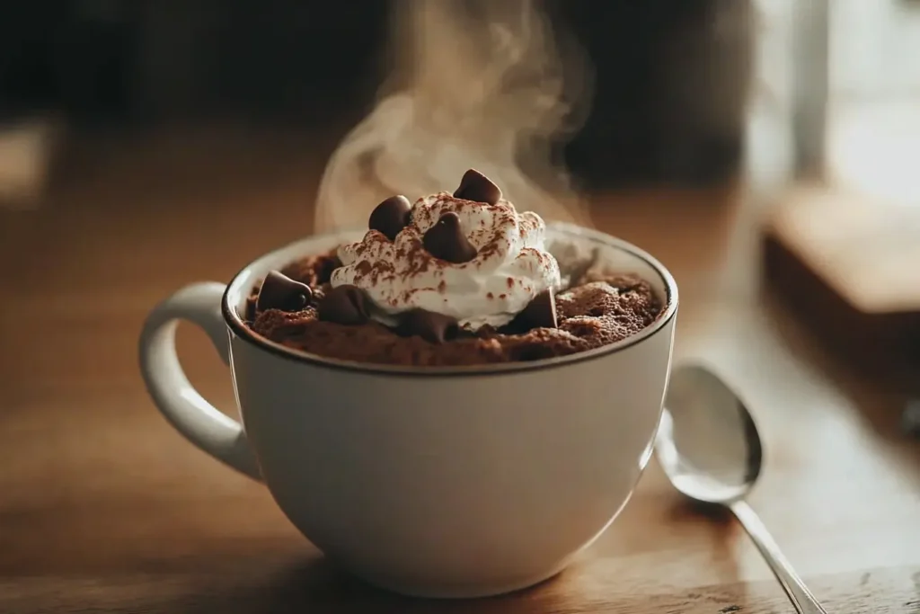 Protein-Packed Chocolate Mug Cake (Recipes with Macros)