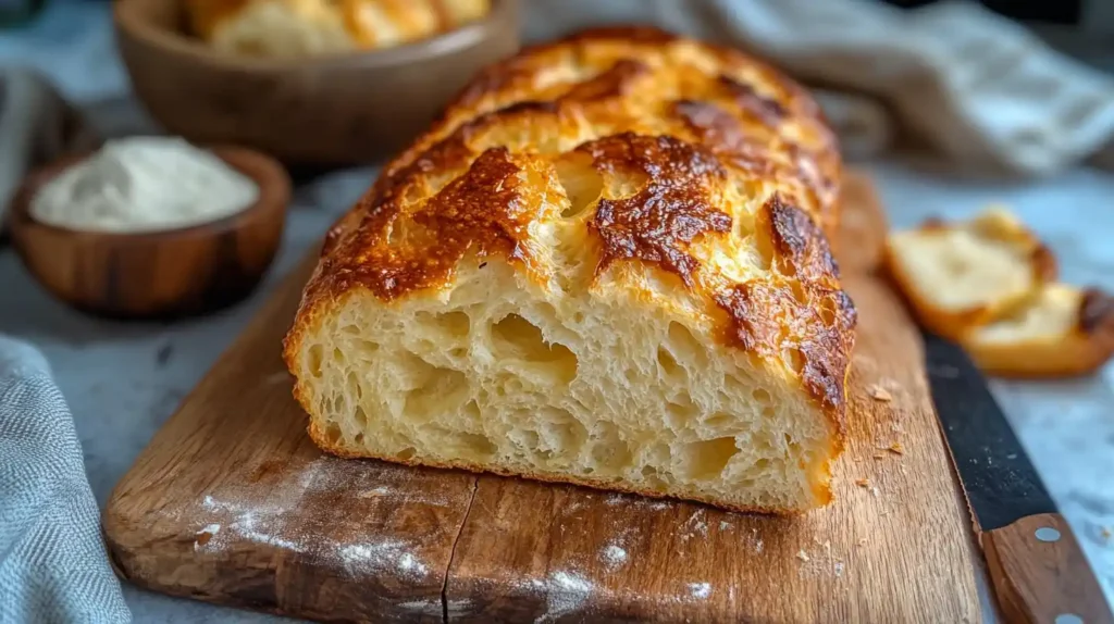 Air Fryer No Knead Bread