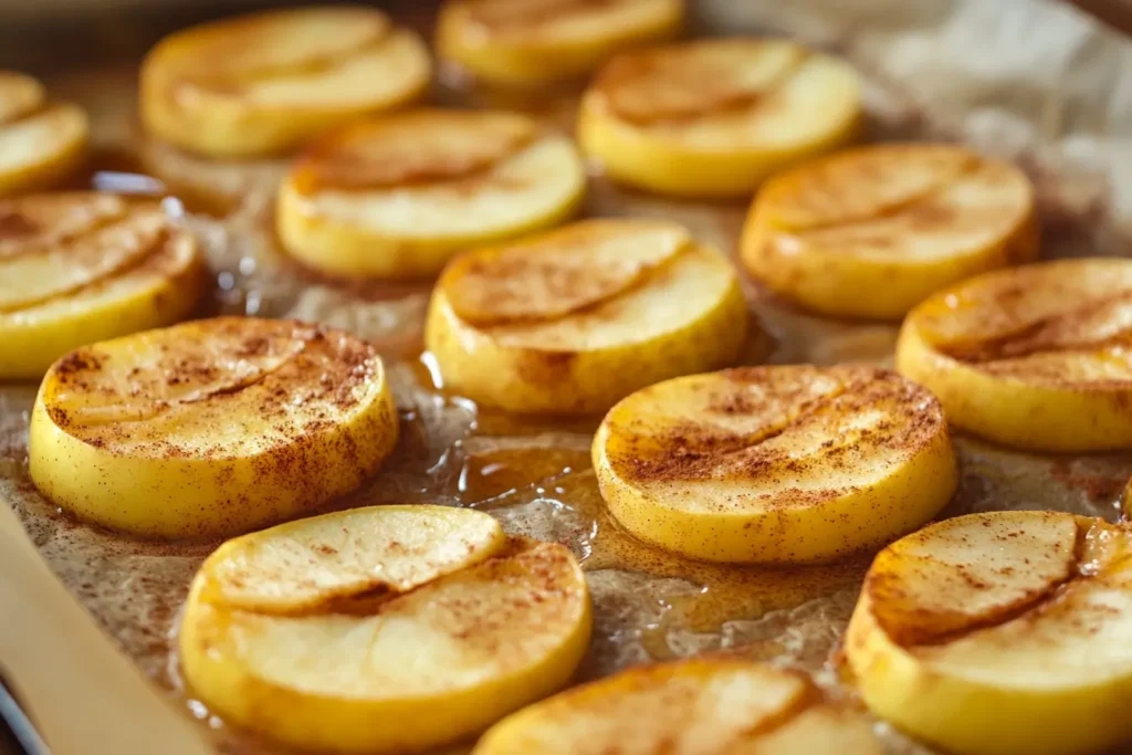 Baked Apple Cinnamon Slices