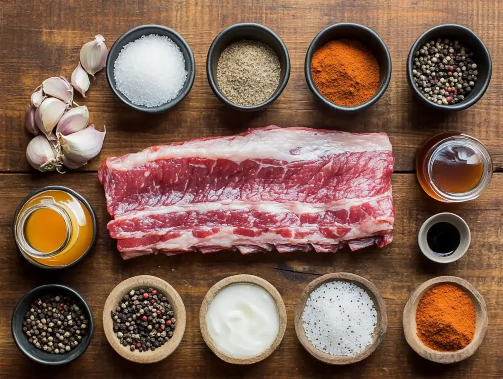 Beef bacon recipe Ingredients 