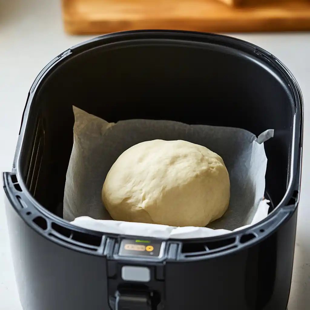 Place the Dough in the Air Fryer