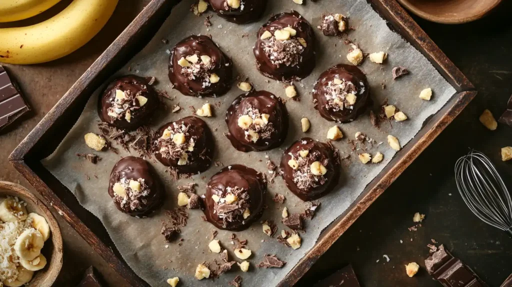 Banana Chocolate Biscuit Snack