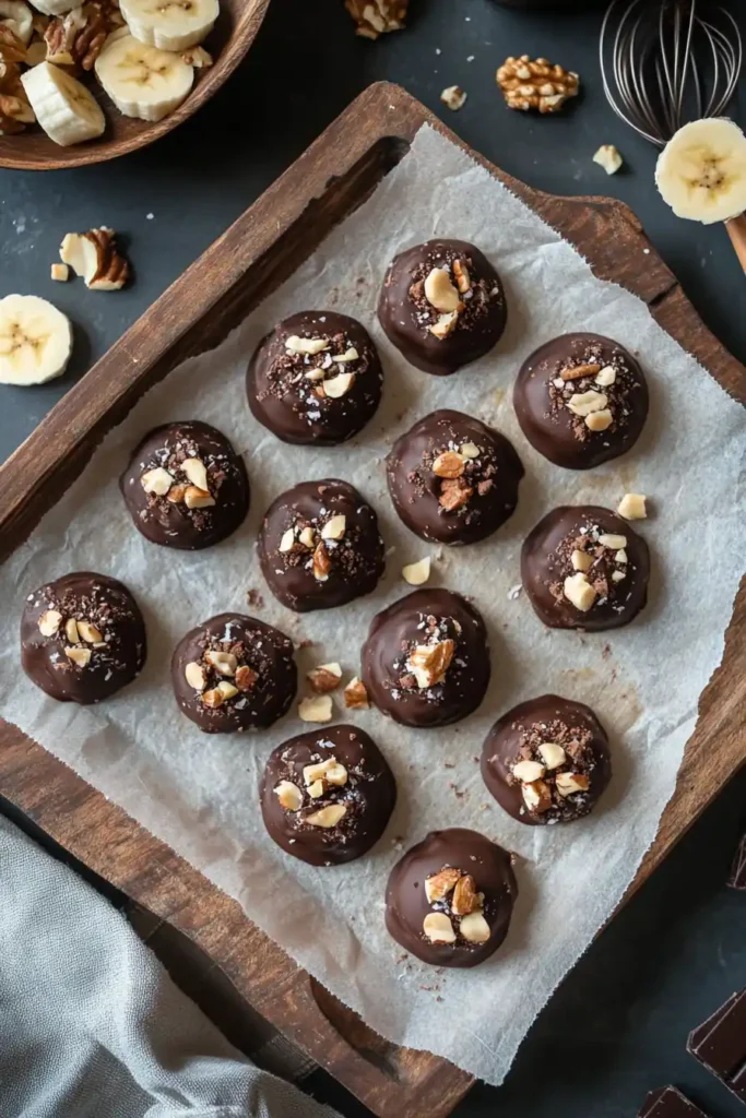 Banana Chocolate Biscuit Snack