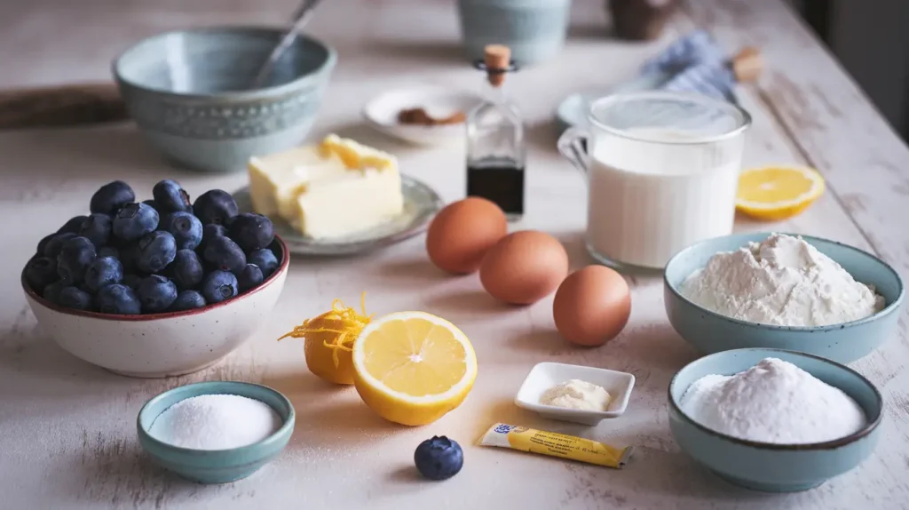 Ingredients You’ll Need for Blueberry Rolls Recipe