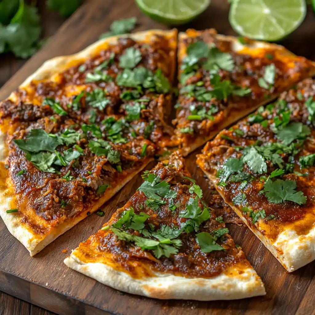 birria pizza photo