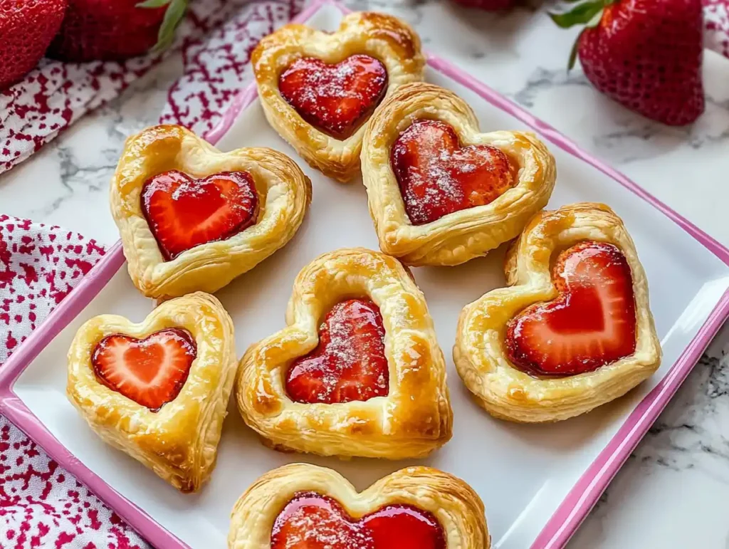 Heart-Shaped Puff Pastry Bites 