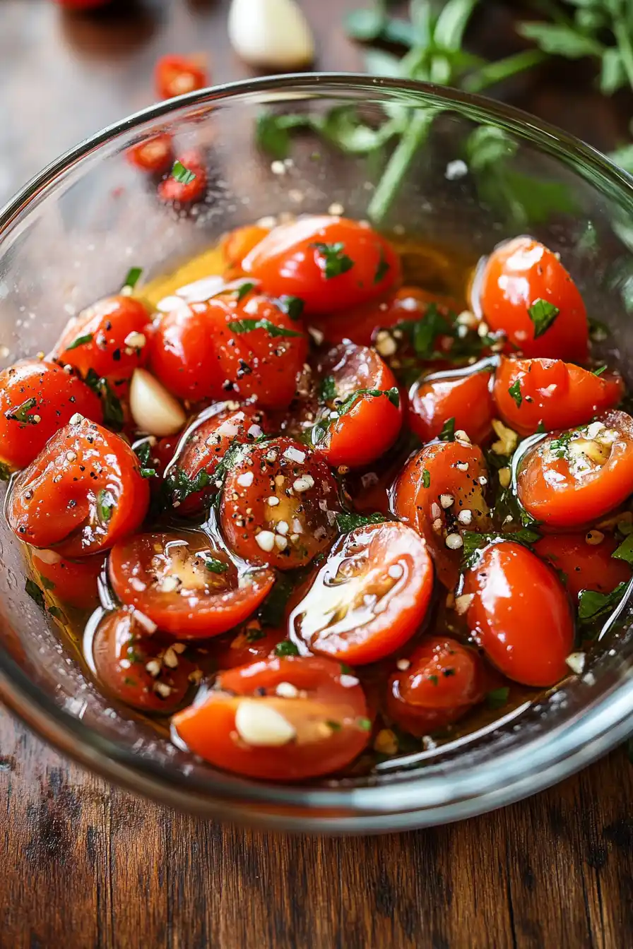 Marinated Cherry Tomatoes