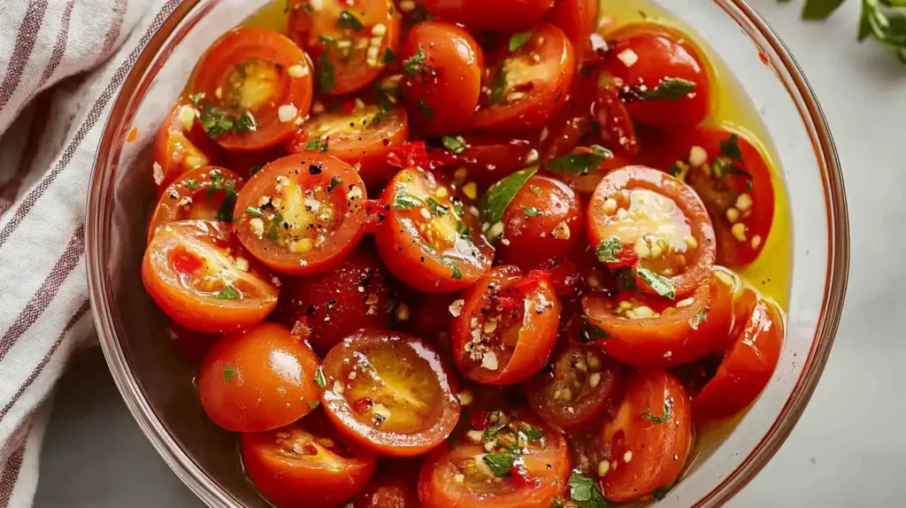 Marinated Cherry Tomatoes