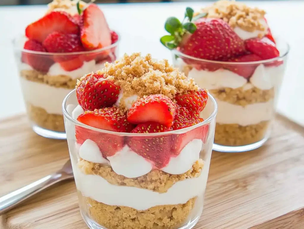 Strawberry Cheesecake Parfaits