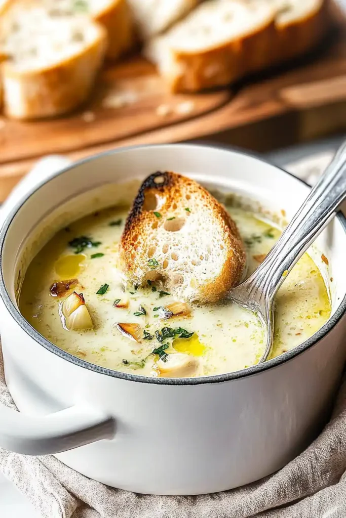 french garlic soup