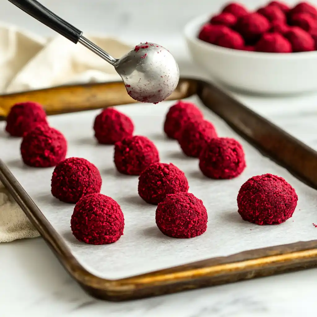 red velvet cookies step5