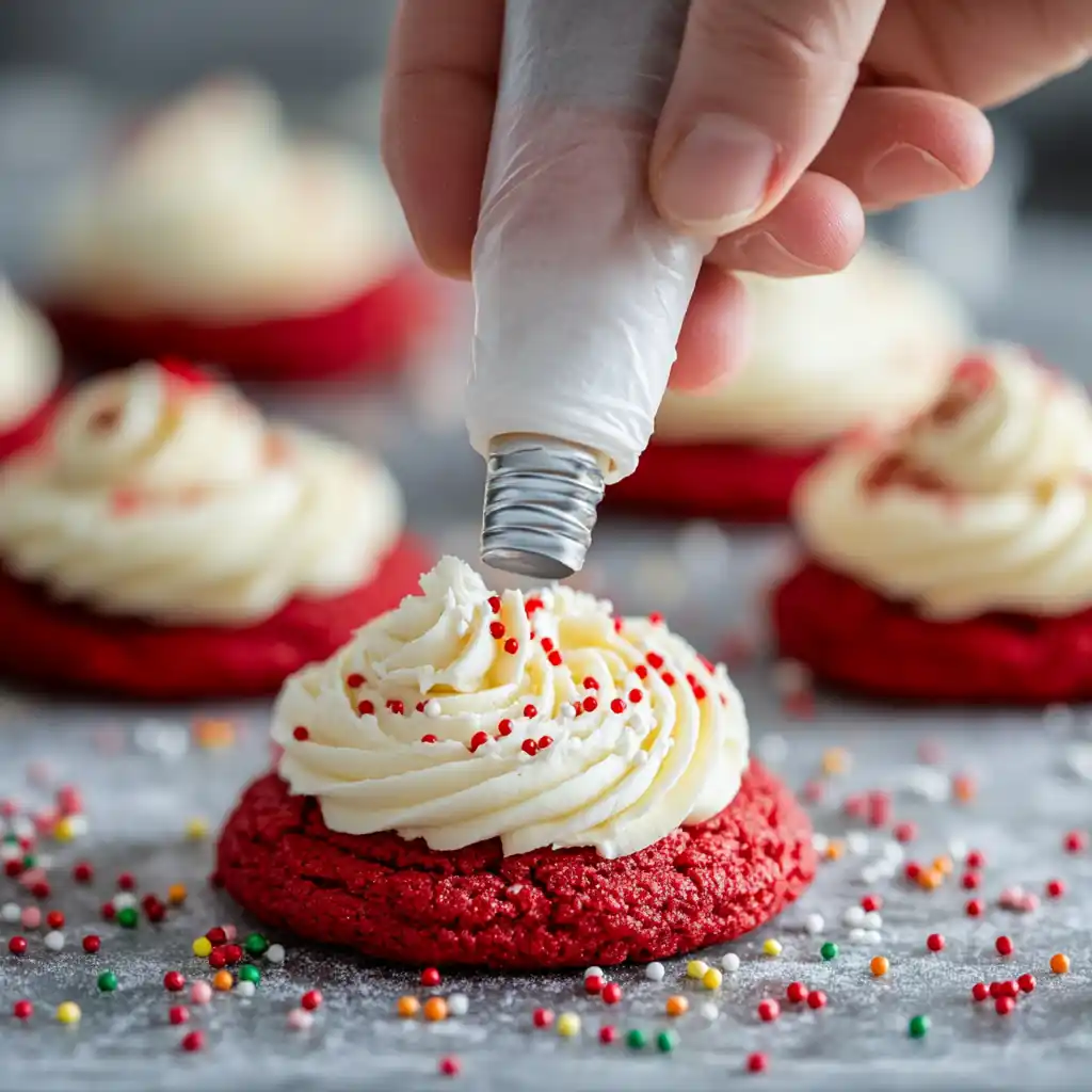 red velvet cookies step6