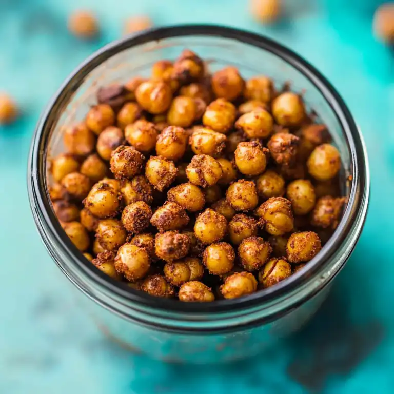 Air Fryer Crunchy Chili-Spiced Chickpeas