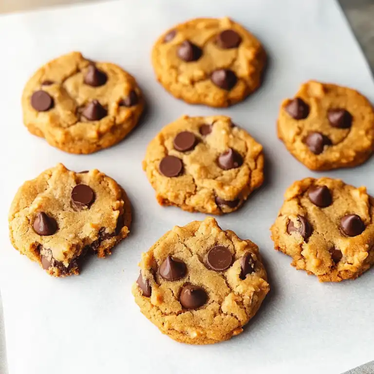 Air Fryer Gluten-Free Peanut Butter Chocolate Chip Cookies