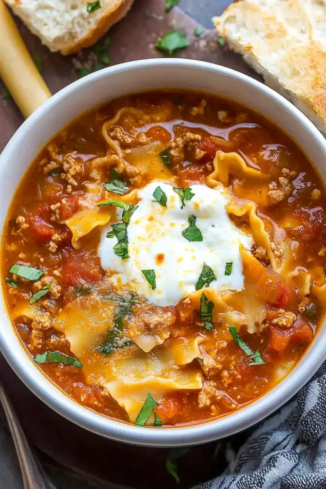 lasagna soup recipe