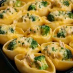 Cheesy Chicken & Broccoli Stuffed Shells