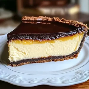 Boston Cream Pie Cheesecake