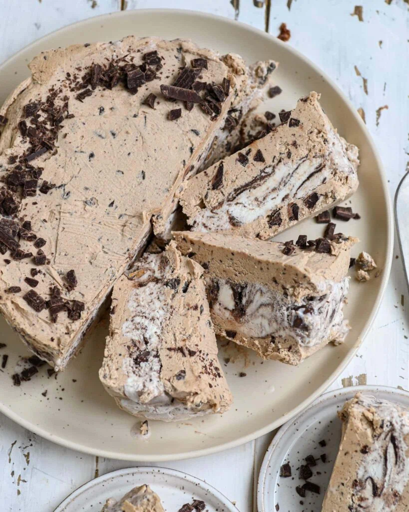 Chocolate Chip Cookie Dough Ice Cream Cake