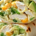 Chicken Avocado Ranch Burritos