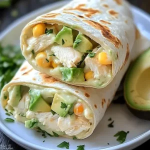 Chicken Avocado Ranch Burritos