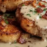 Country Fried Pork Chops with Bacon Gravy