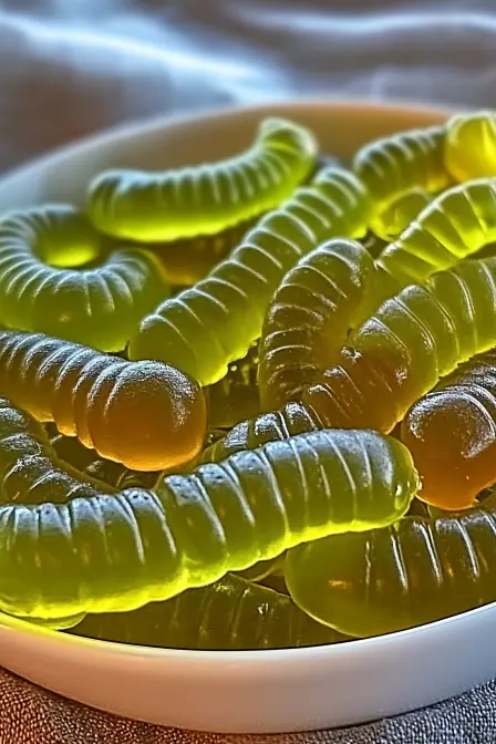 Dill Pickle Gummy Worms