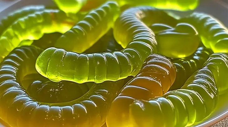 Dill Pickle Gummy Worms