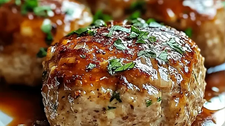 Garlic Parmesan Meatloaves