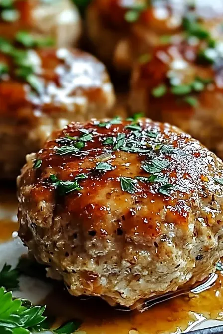 Garlic Parmesan Meatloaves