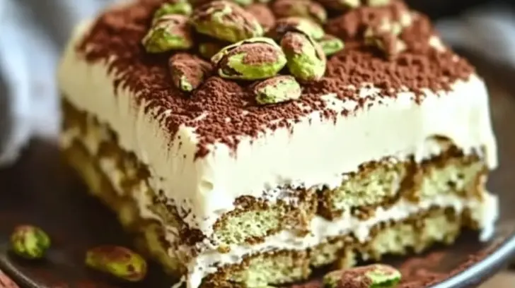 Pistachio Tiramisu