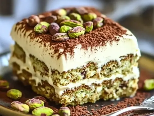 Pistachio Tiramisu