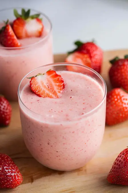 Organic Strawberry Sweet Vanilla Smoothie