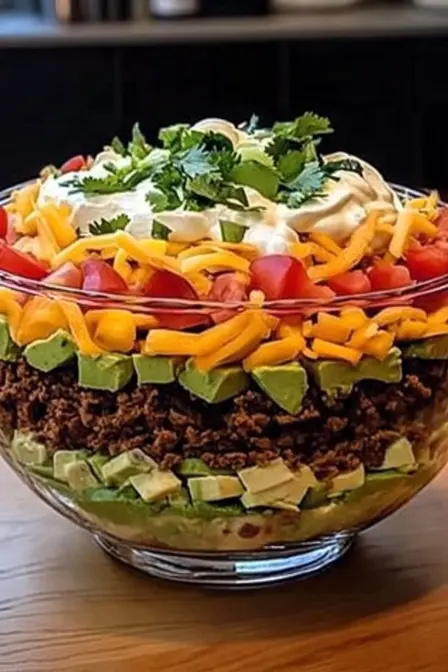 Seven Layer Taco Salad
