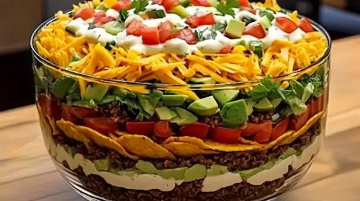 Seven Layer Taco Salad