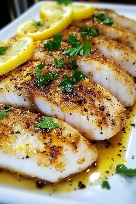 Zesty Lemon Butter Fish Fillet