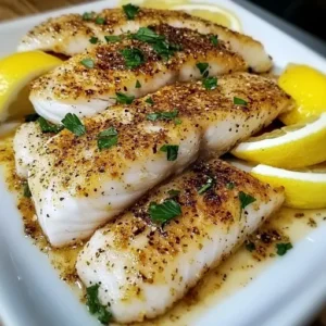 Zesty Lemon Butter Fish Fillet