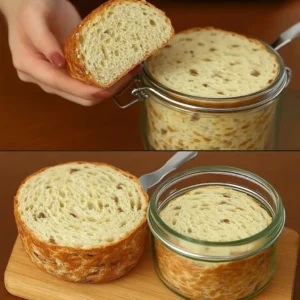 1-Minute Bread in a Jar (Microwave Method)