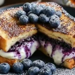 Blueberry Cheesecake Stuffed French Toast