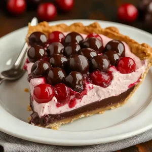 Chocolate Cherry Pie Bliss No-Bake