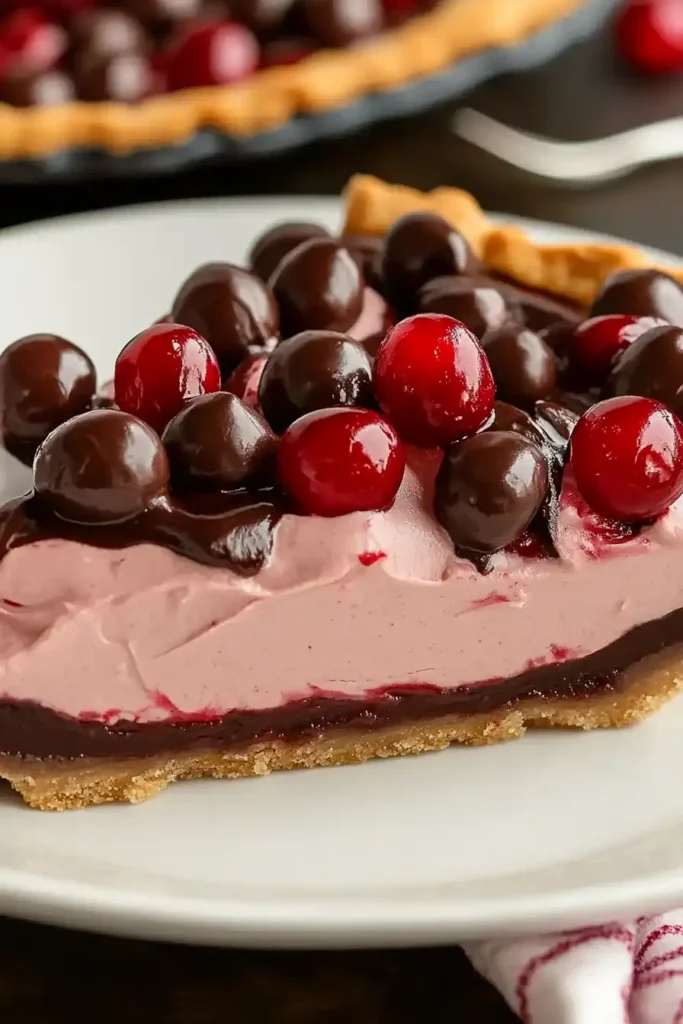 Chocolate Cherry Pie Bliss No-Bake