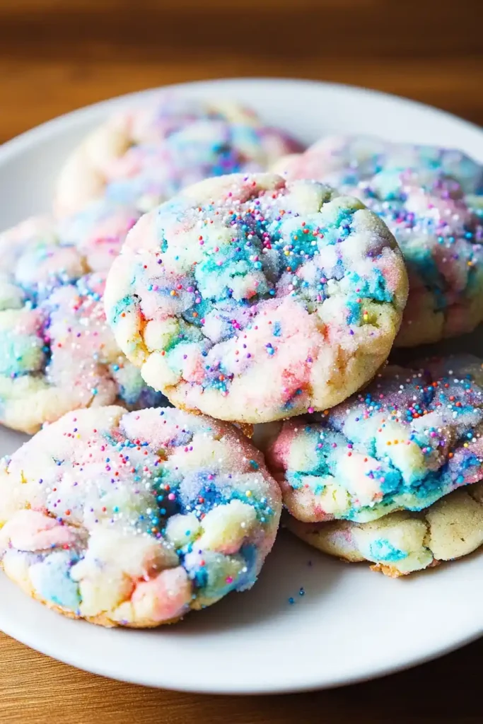 Cotton Candy Cookies