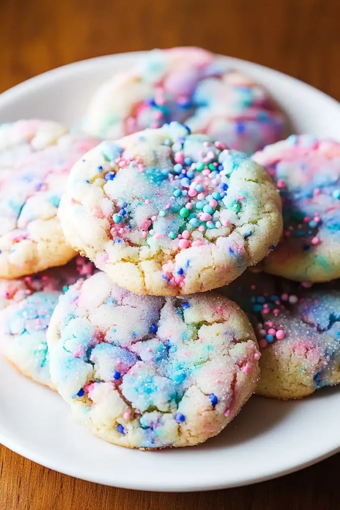 Cotton Candy Cookies