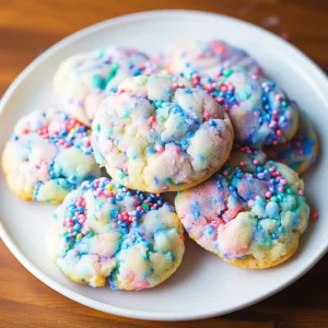 Cotton Candy Cookies