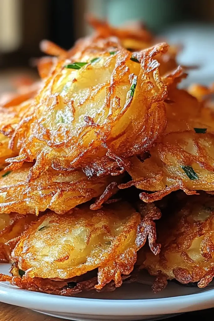 Crispy Amish Onion Fritters Delight