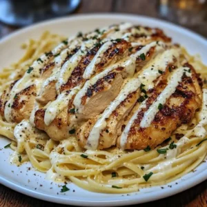 Garlic Butter Chicken with Creamy Ricotta Alfredo Pasta