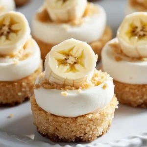 Mini Banana Pudding Cheesecakes
