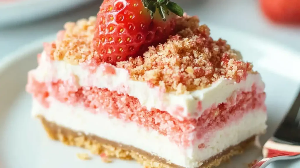 Mini Strawberry Crunch Cheesecake Bites