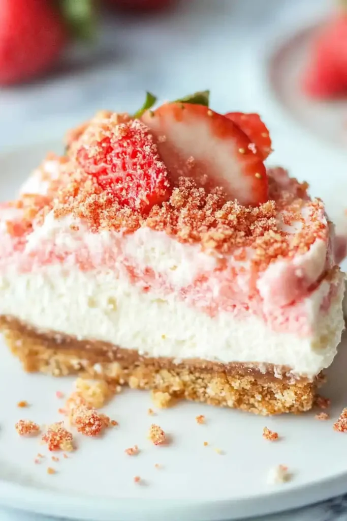 Mini Strawberry Crunch Cheesecake Bites