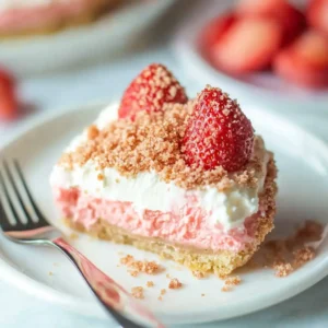 Mini Strawberry Crunch Cheesecake Bites