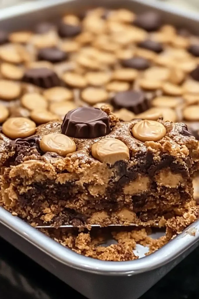 Peanut Butter Cup Dump Cake